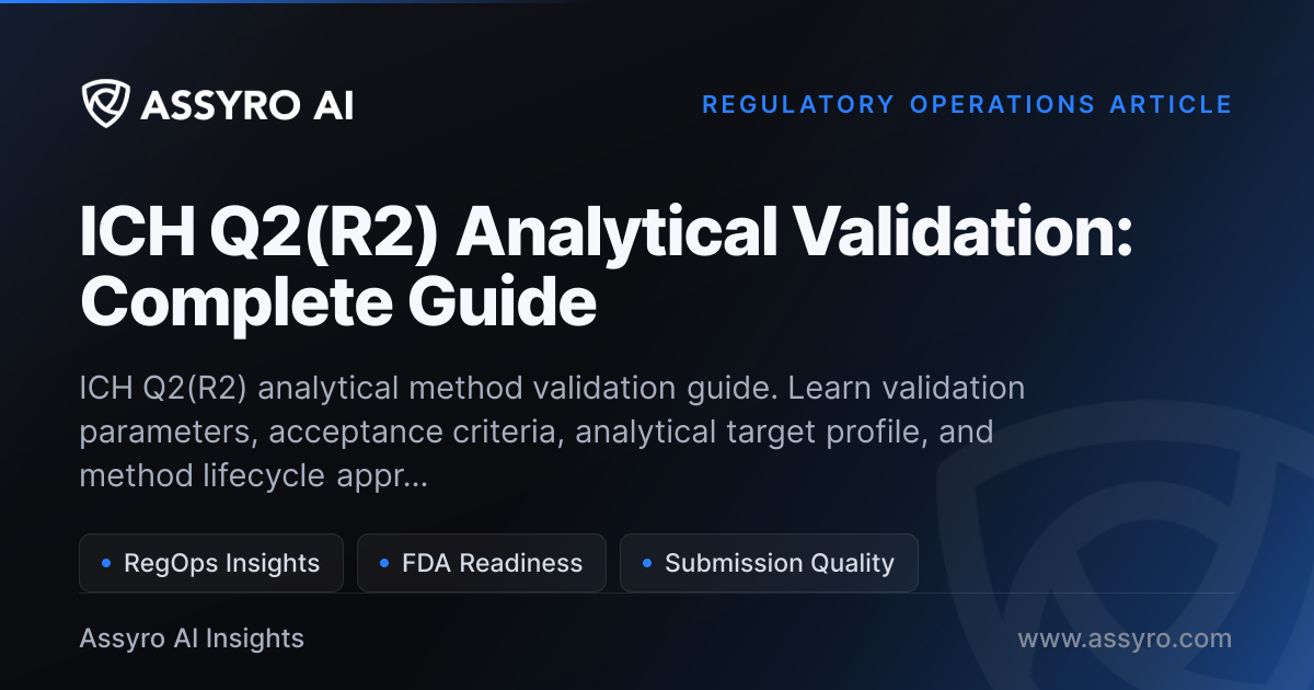 ICH Q2(R2) Analytical Validation: Complete Guide | Assyro AI
